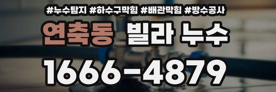 연축동 빌라 누수