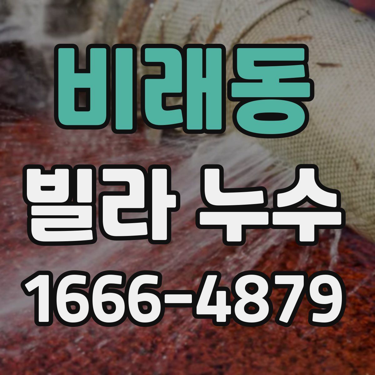 비래동 빌라 누수