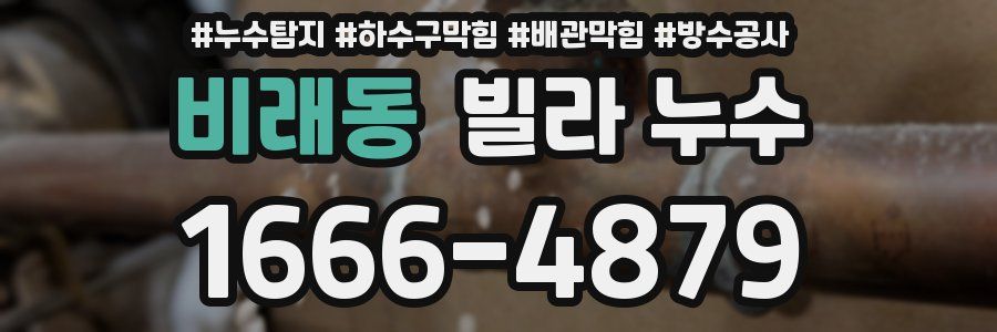 비래동 빌라 누수