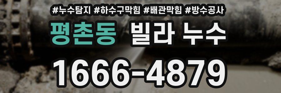 평촌동 빌라 누수