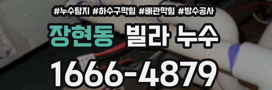 장현동 빌라 누수
