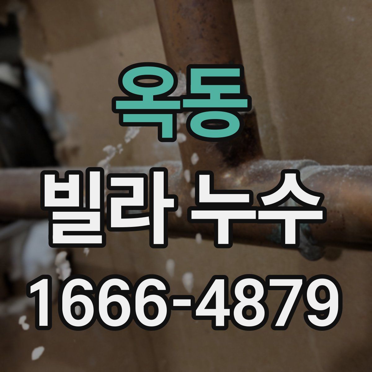 옥동 빌라 누수