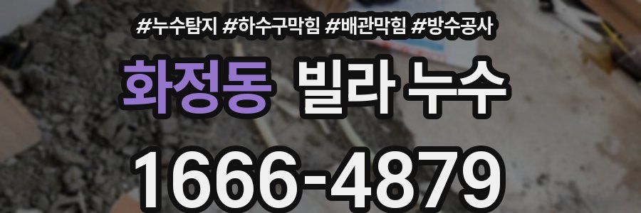 화정동 빌라 누수