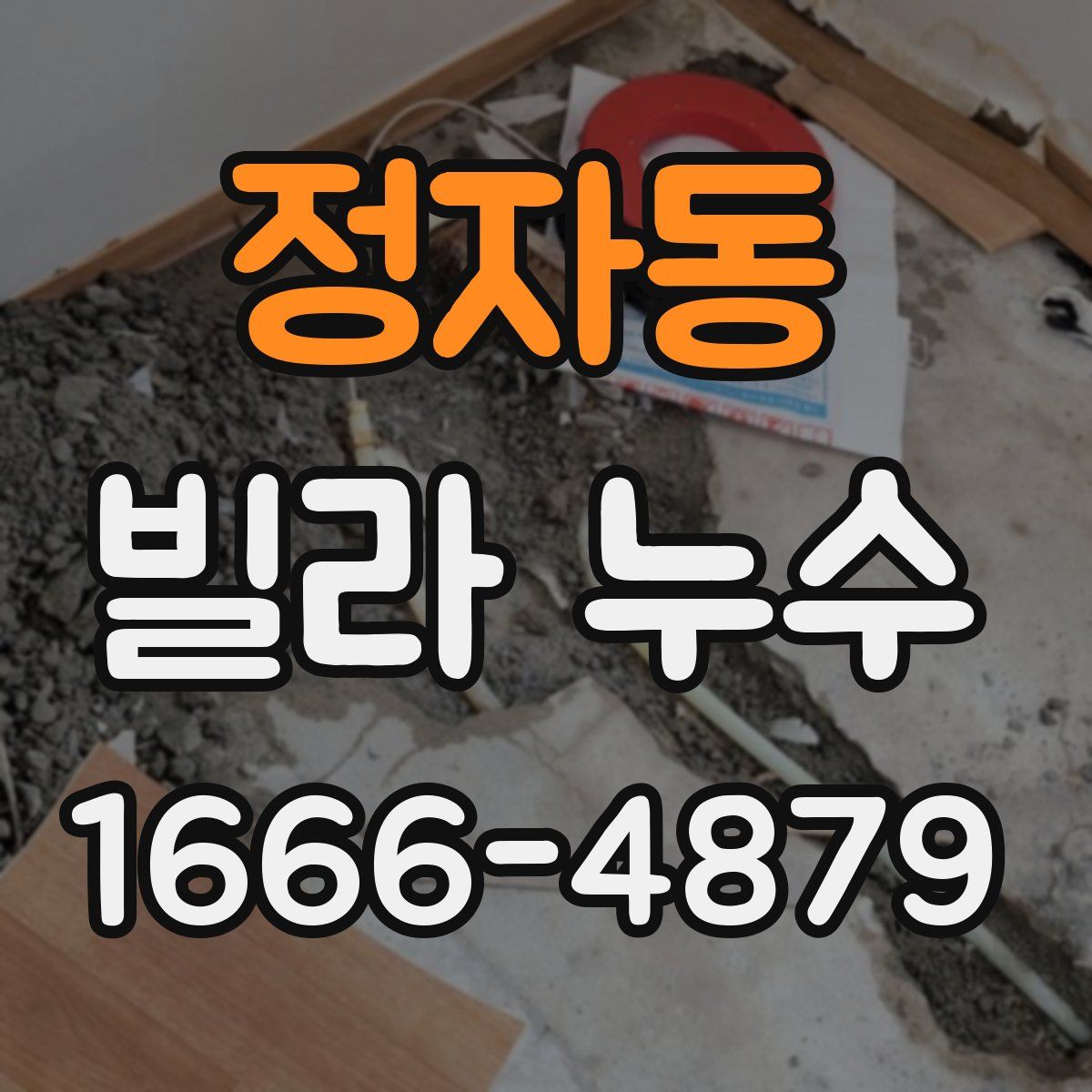 정자동 빌라 누수