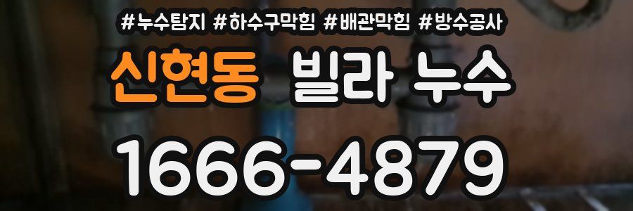 신현동 빌라 누수