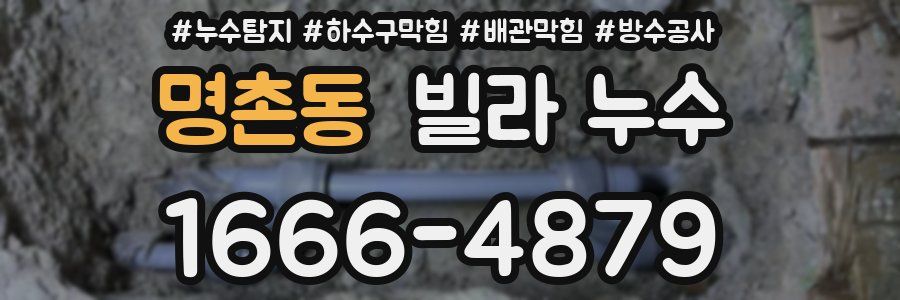 명촌동 빌라 누수