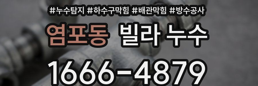 염포동 빌라 누수