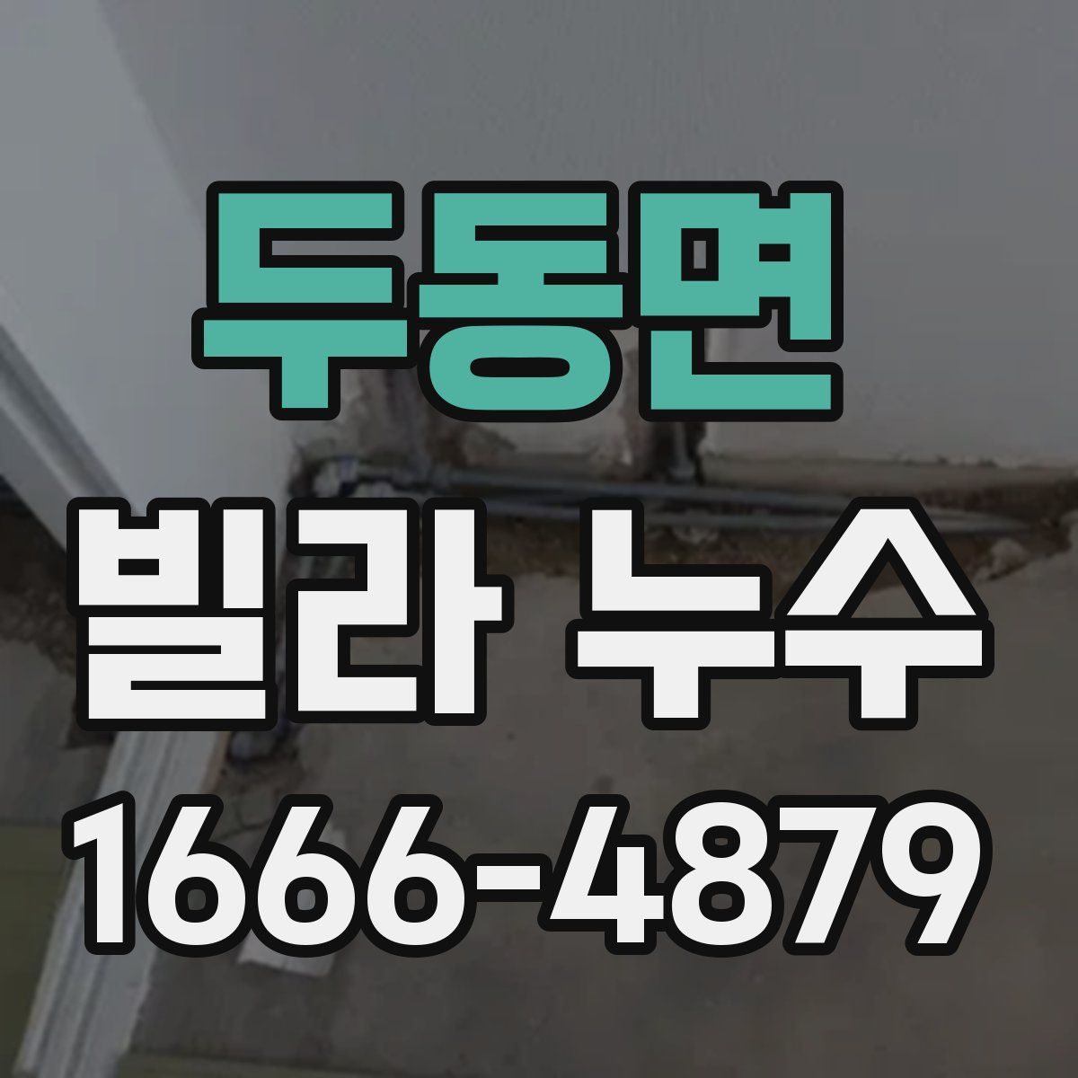 두동면 빌라 누수