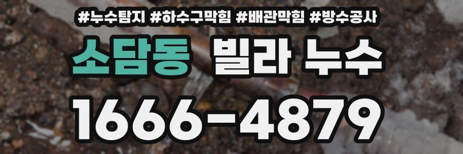 소담동 빌라 누수
