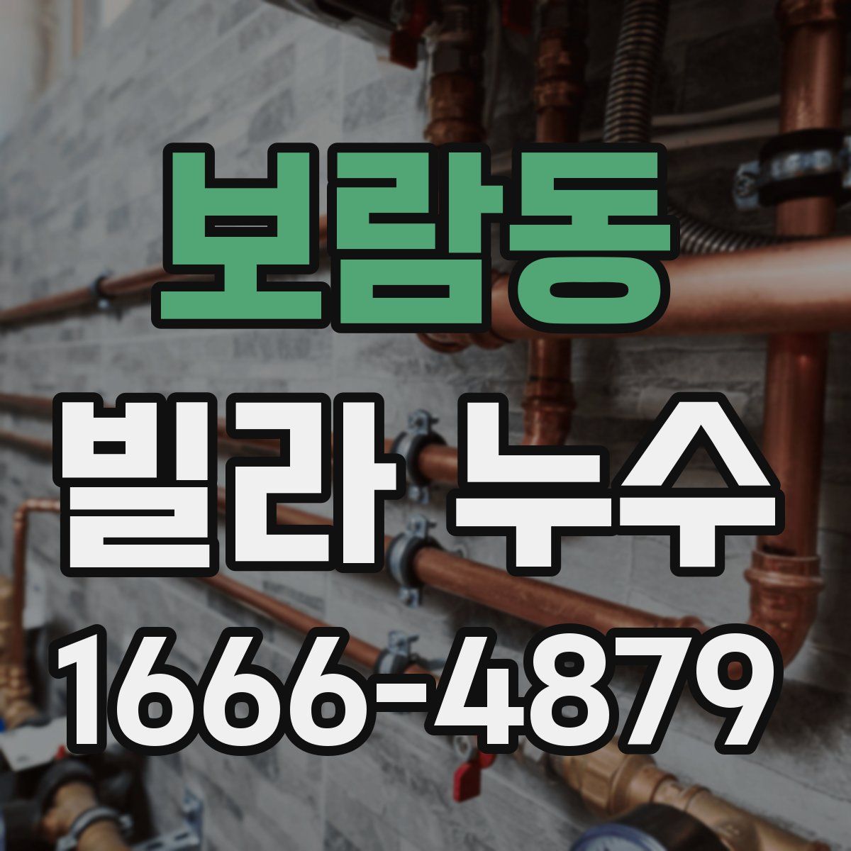 보람동 빌라 누수