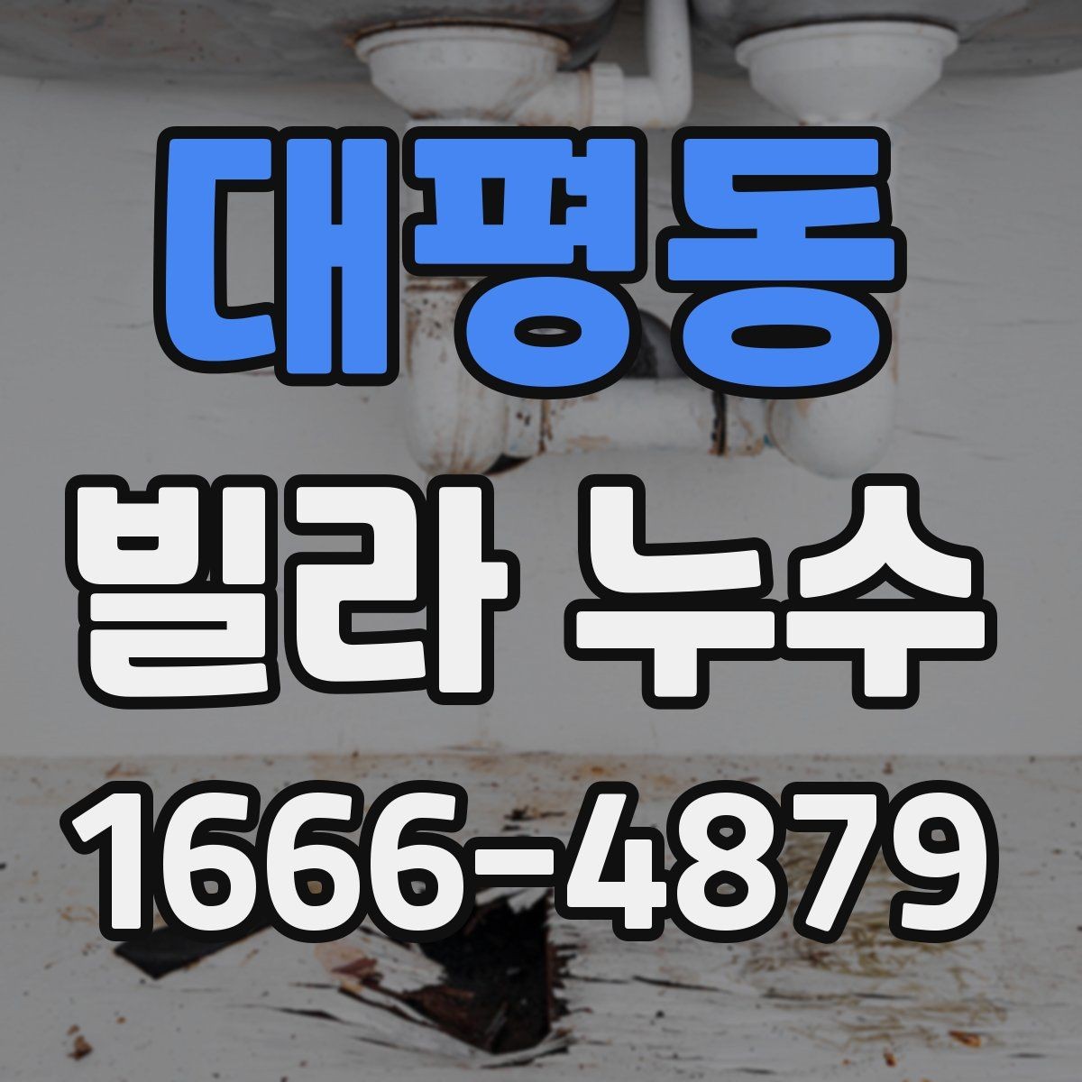 대평동 빌라 누수 발생 후 관리 요령