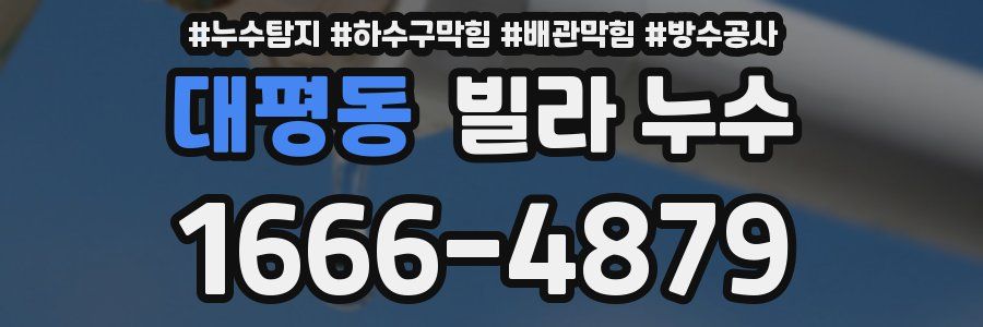 대평동 빌라 누수