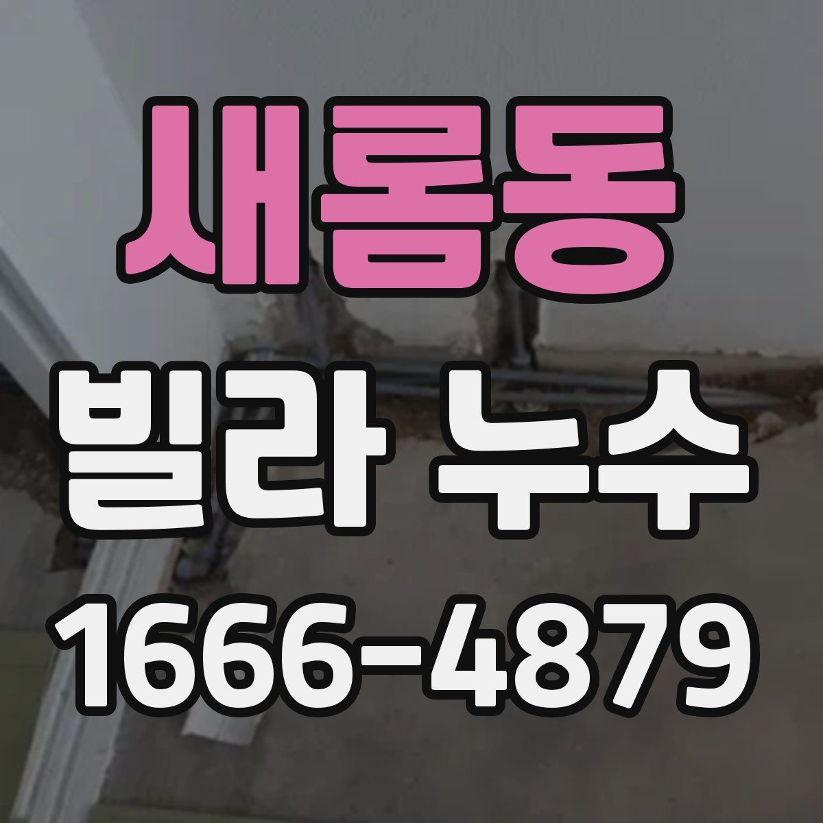 새롬동 빌라 누수