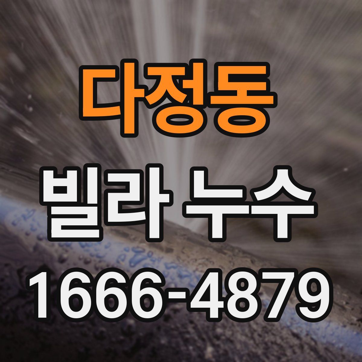 다정동 빌라 누수