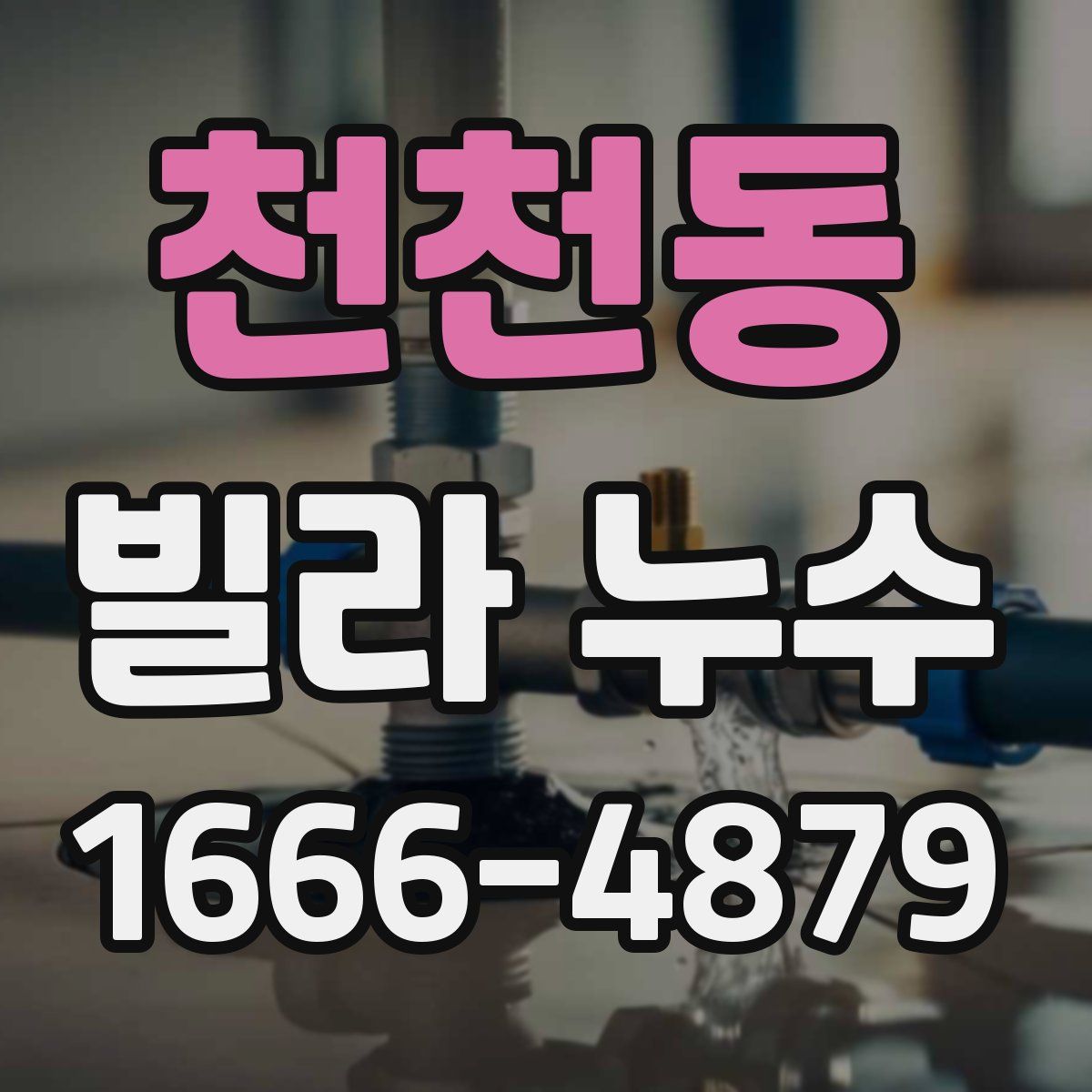 천천동 빌라 누수