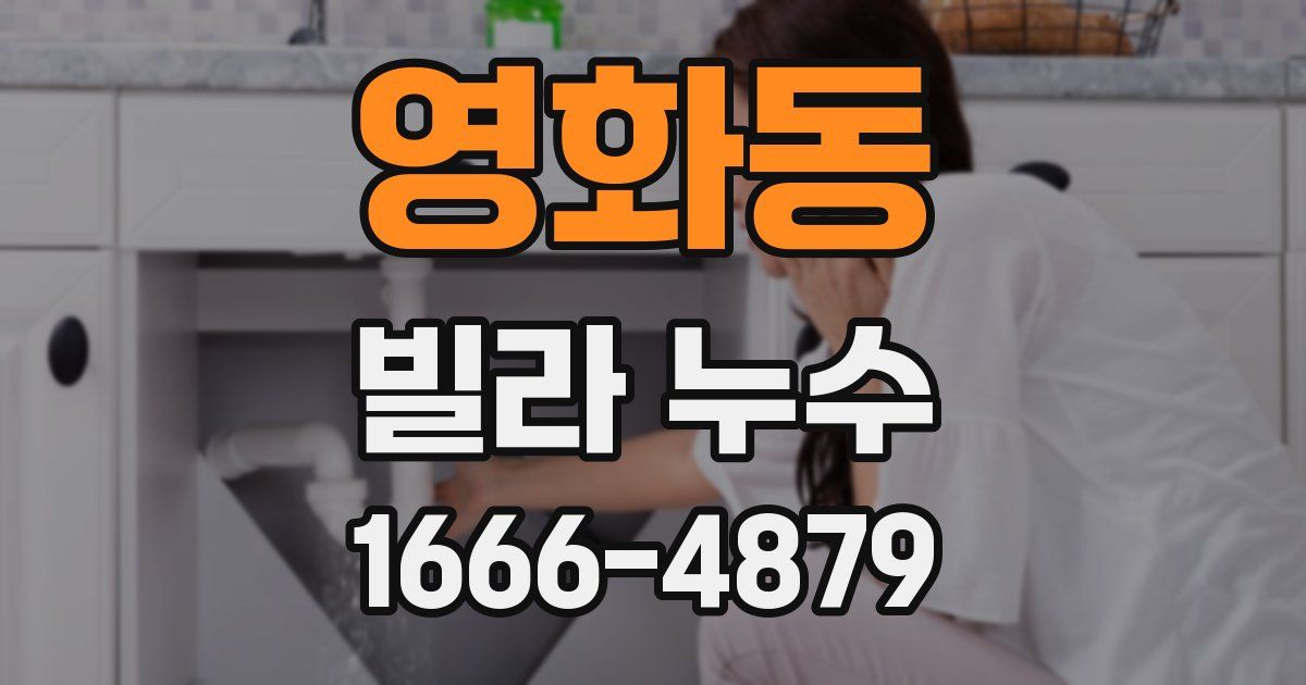 영화동 빌라 누수