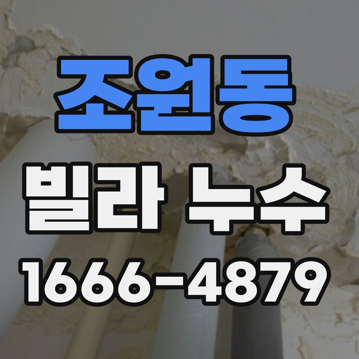 조원동 빌라 누수