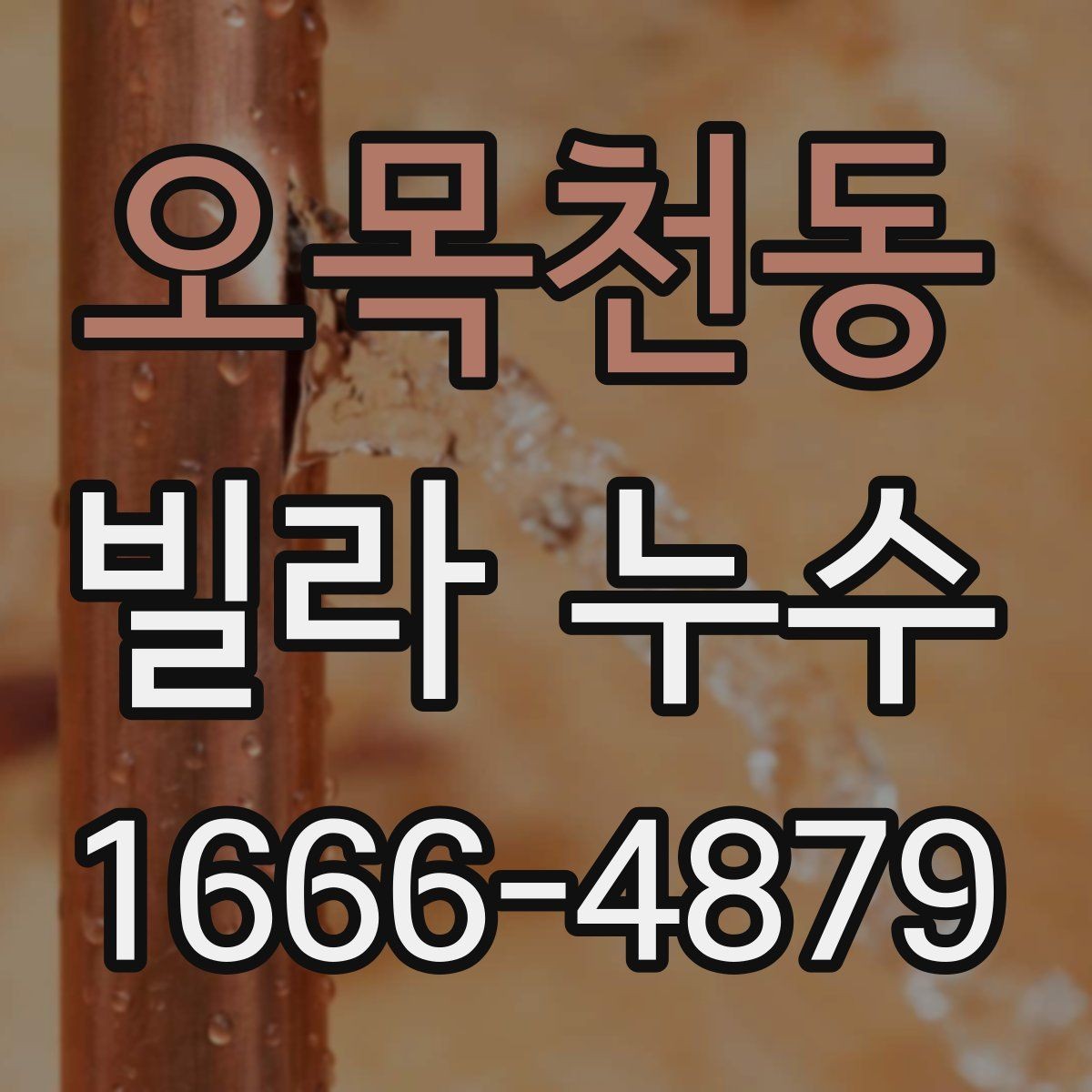 오목천동 빌라 누수 진단을 맡길 때 고려할 점