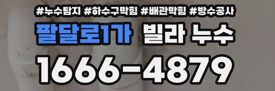 팔달로1가 빌라 누수