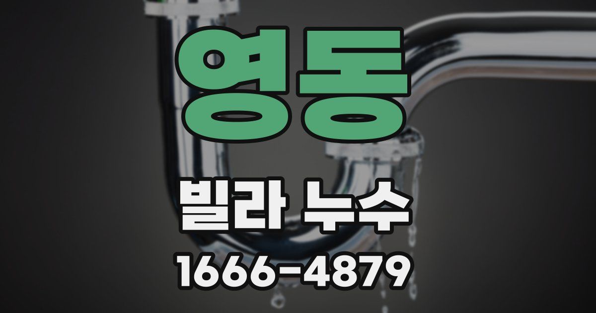 영동 빌라 누수
