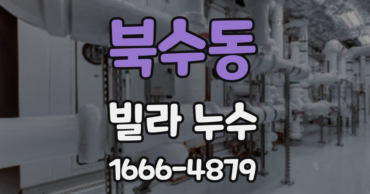 북수동 빌라 누수