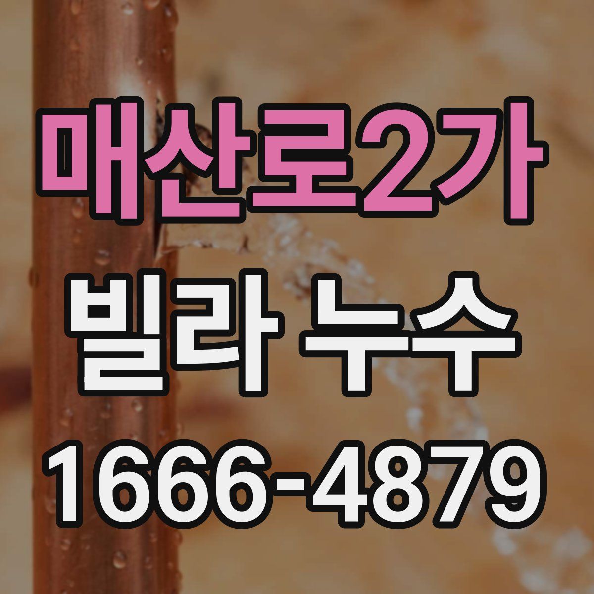 매산로2가 빌라 누수