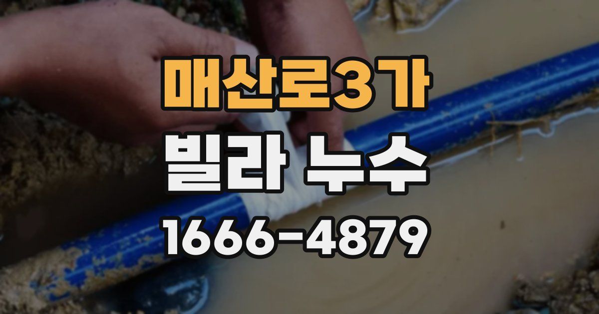 매산로3가 빌라 누수