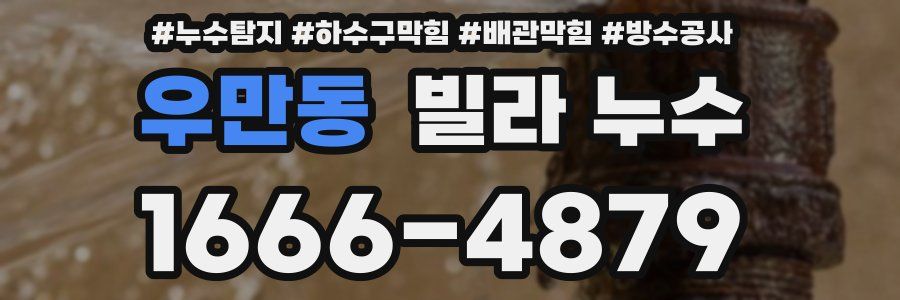 우만동 빌라 누수
