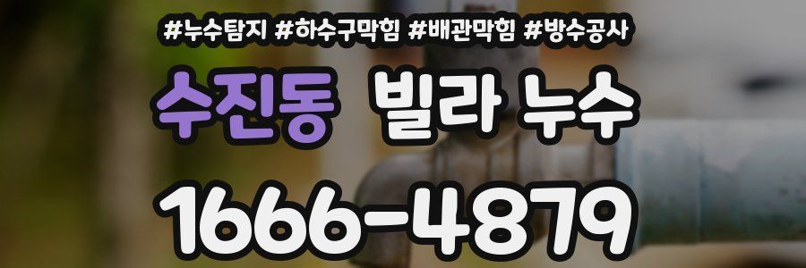 수진동 빌라 누수