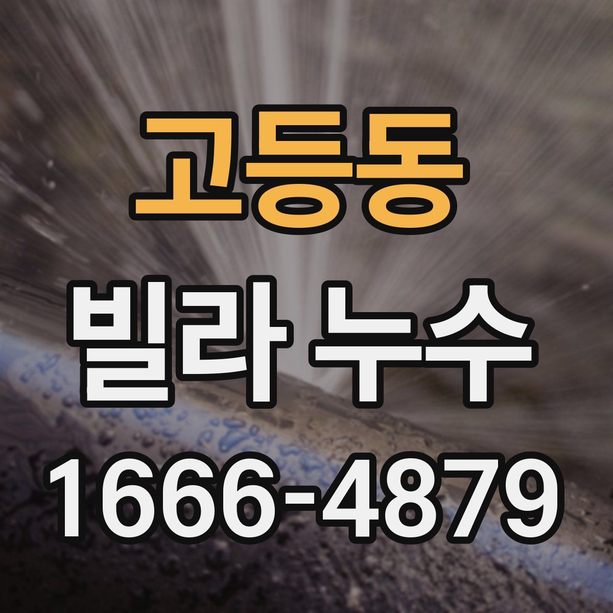 고등동 빌라 누수