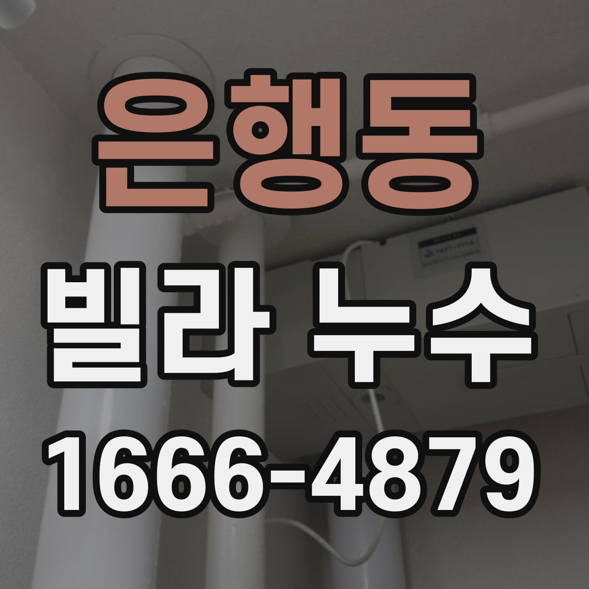 은행동 빌라 누수