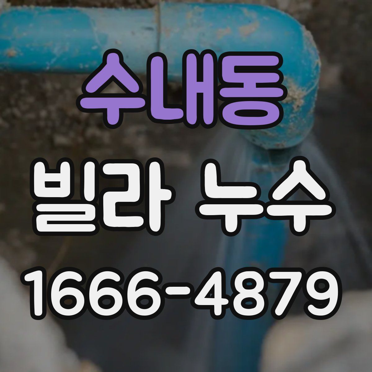 수내동 빌라 누수
