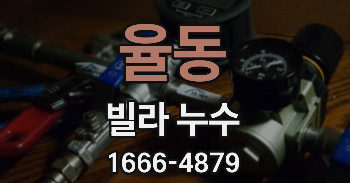 율동 빌라 누수