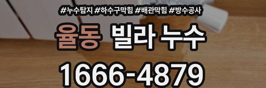 율동 빌라 누수