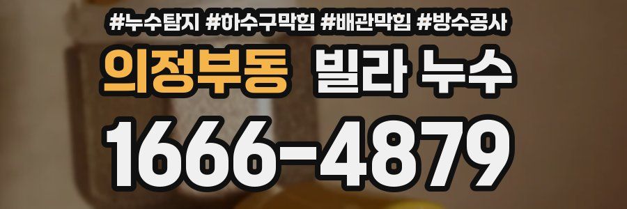 의정부동 빌라 누수