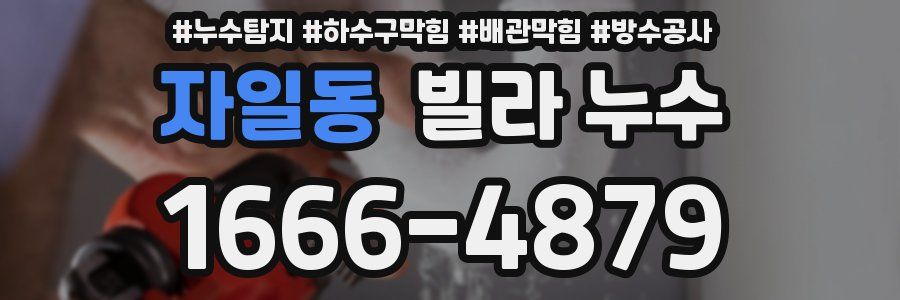 자일동 빌라 누수