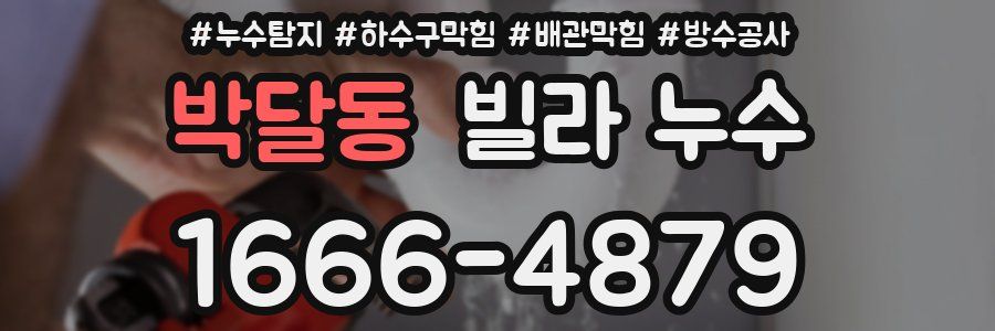 박달동 빌라 누수