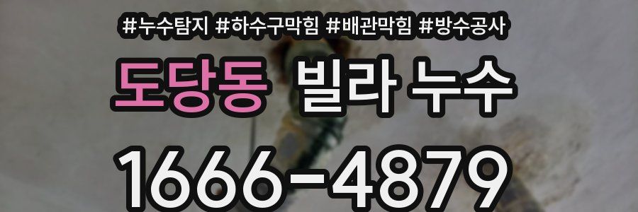 도당동 빌라 누수