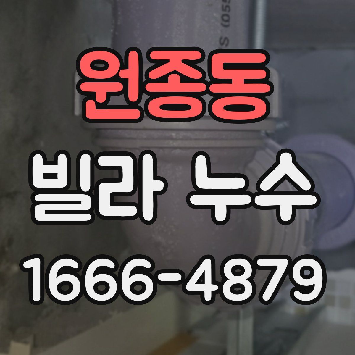원종동 빌라 누수