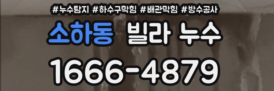 소하동 빌라 누수