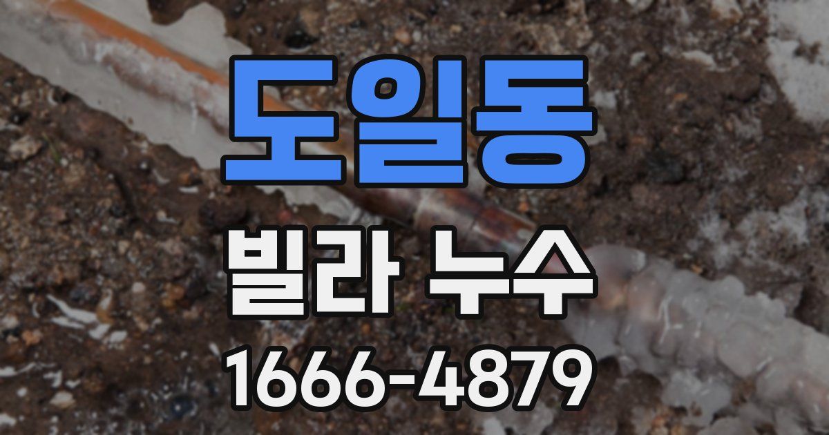 도일동 빌라 누수