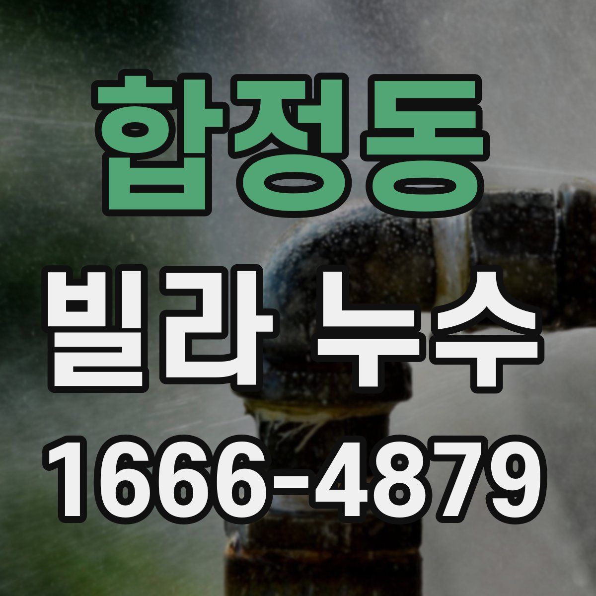 합정동 빌라 누수