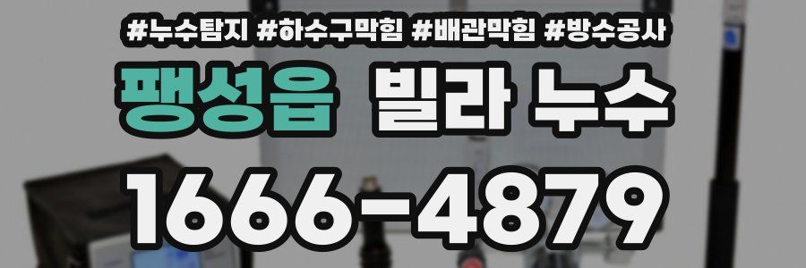 팽성읍 빌라 누수