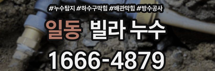 일동 빌라 누수