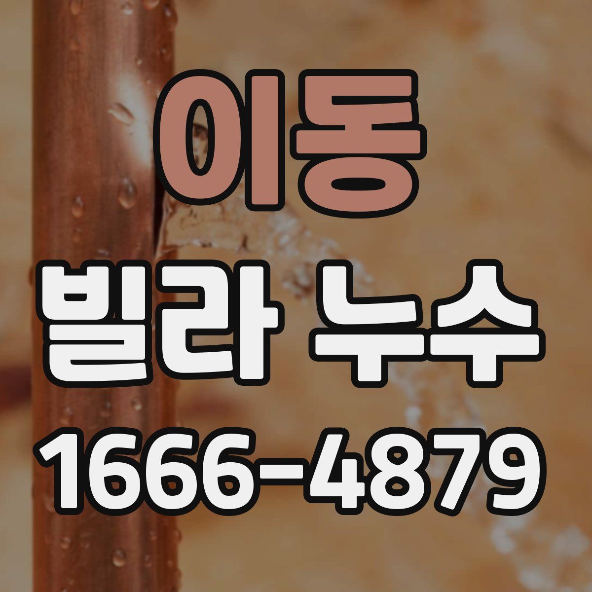 이동 빌라 누수