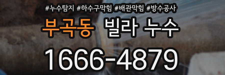 부곡동 빌라 누수