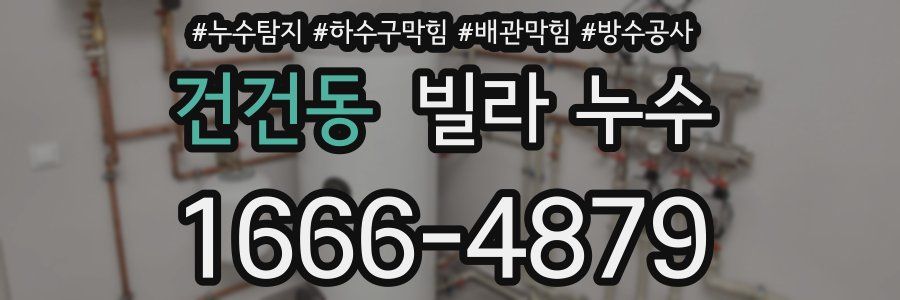 건건동 빌라 누수
