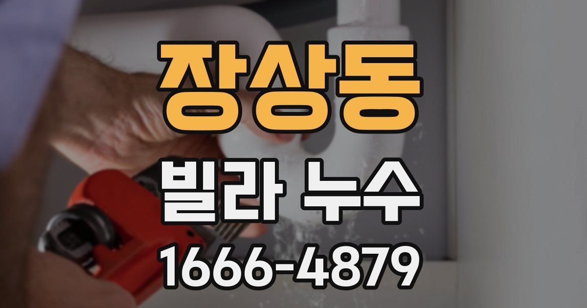 장상동 빌라 누수