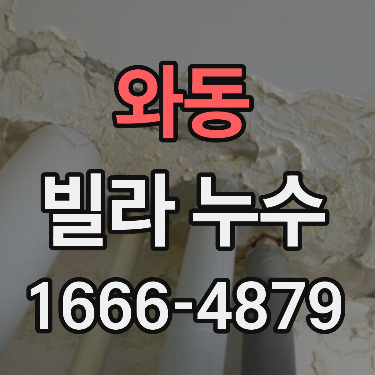 와동 빌라 누수