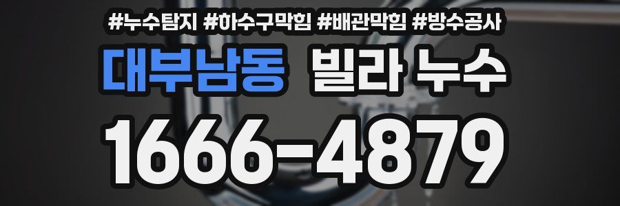 대부남동 빌라 누수